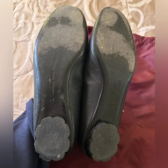 Salvatore Ferragamo Black Leather Loafers - Picture 3 of 5